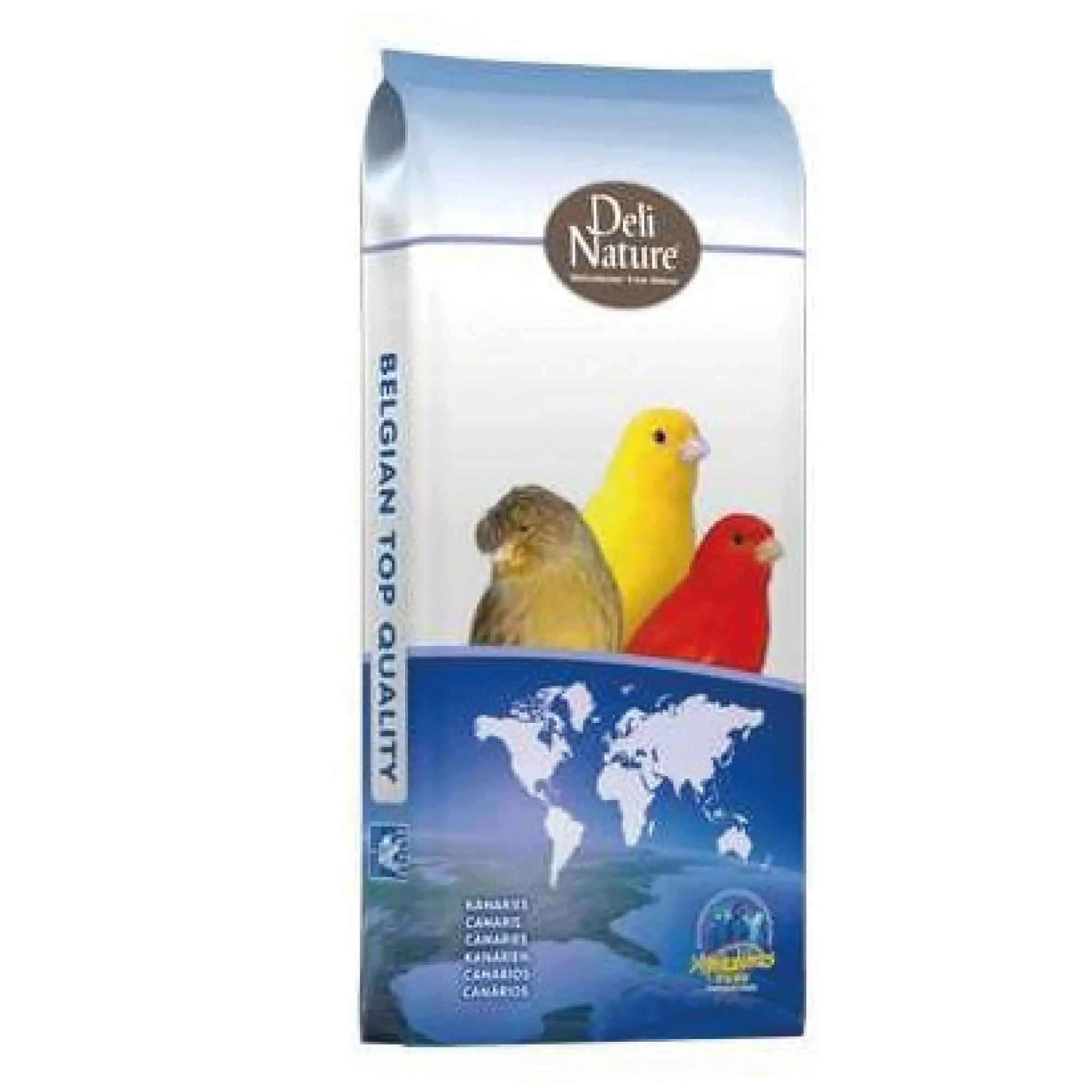 Deli Nature Canaris Base 20 kg – Mezcla Completa y Equilibrada para Canarios