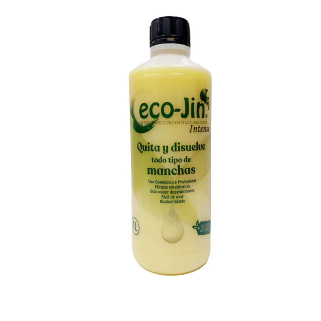 ECOJIN ORIGINAL INTENSE YELLOW CITRICS LABONCLER 1L Multipurpose Cleaner Concentrate and Degreasant-Stain Remover 1L-Without Sulfate and Antical-CLEANMIAYBRILLA ECO JIN Multipurpose ECO-JIN Concentrate Cleaner without Toxics that harm health