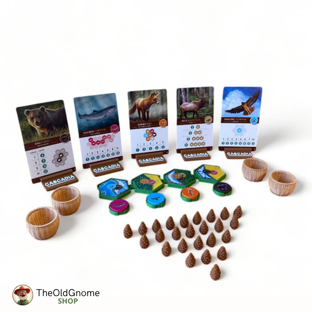 Cascadia & Landmarks Juego de Mesa - Pack de Mejora Deluxe [x52] - La Cocina 3D