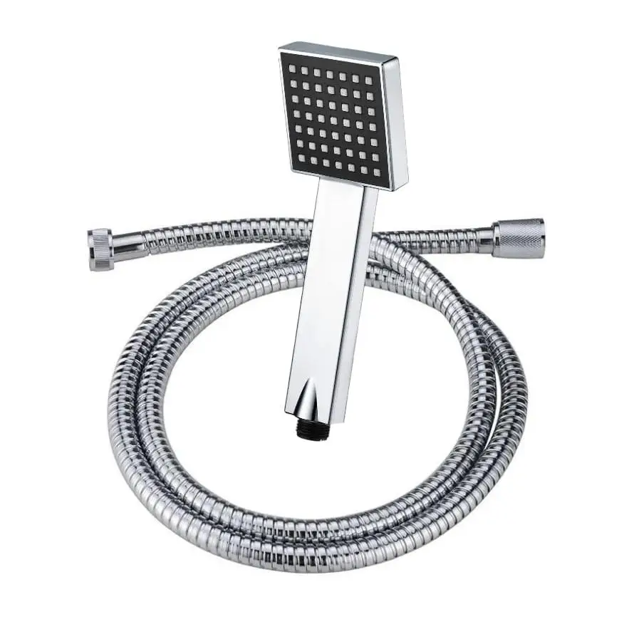 Alcachofa de Ducha con Manguera de 1,5M, Alcachofa de Ducha Alta Presion ,Universal ,Telefono Ducha de Mano, Ahorro de Agua Antical, Cabezal de Ducha Extraíble ,Juego de baño