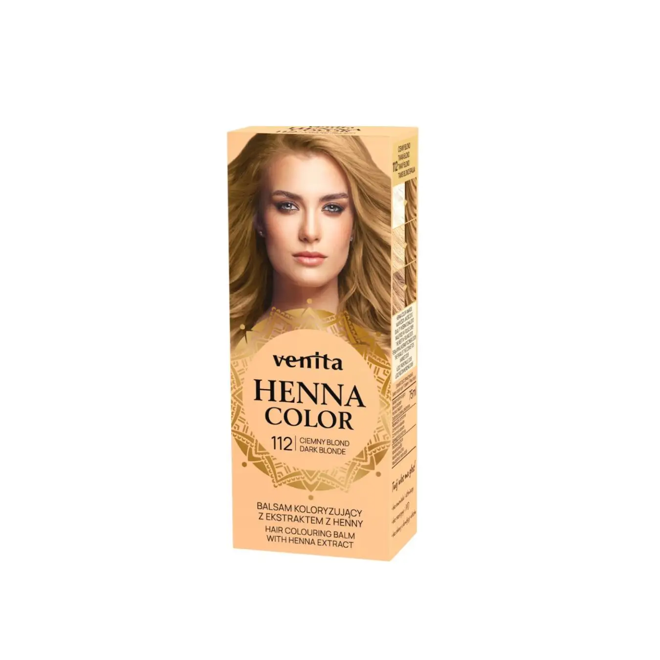 Tinte Para El Cabello Venita Henna Color 112 Rubio Oscuro 75ml