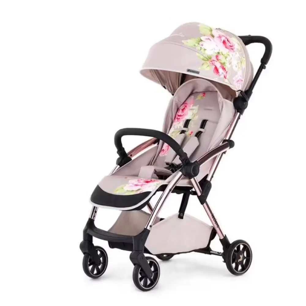 Leclerc Baby by Monnalisa Beige stroller, approved up to 22kg + 3kg in the basket.