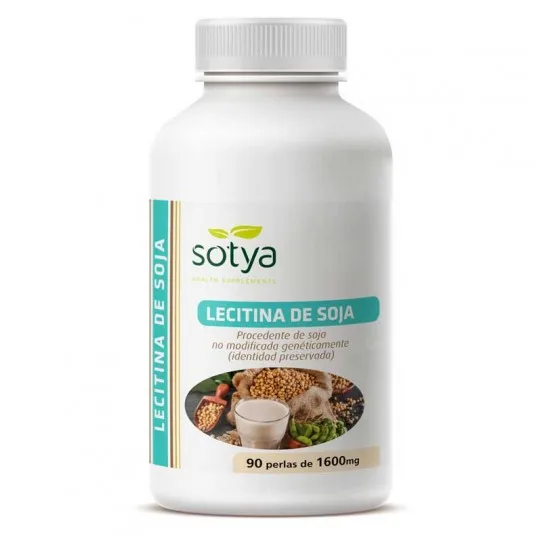 Sotya Lecitina de Soja 1200 Mg 90 Perlas - Contra Exceso de Triglicéridos