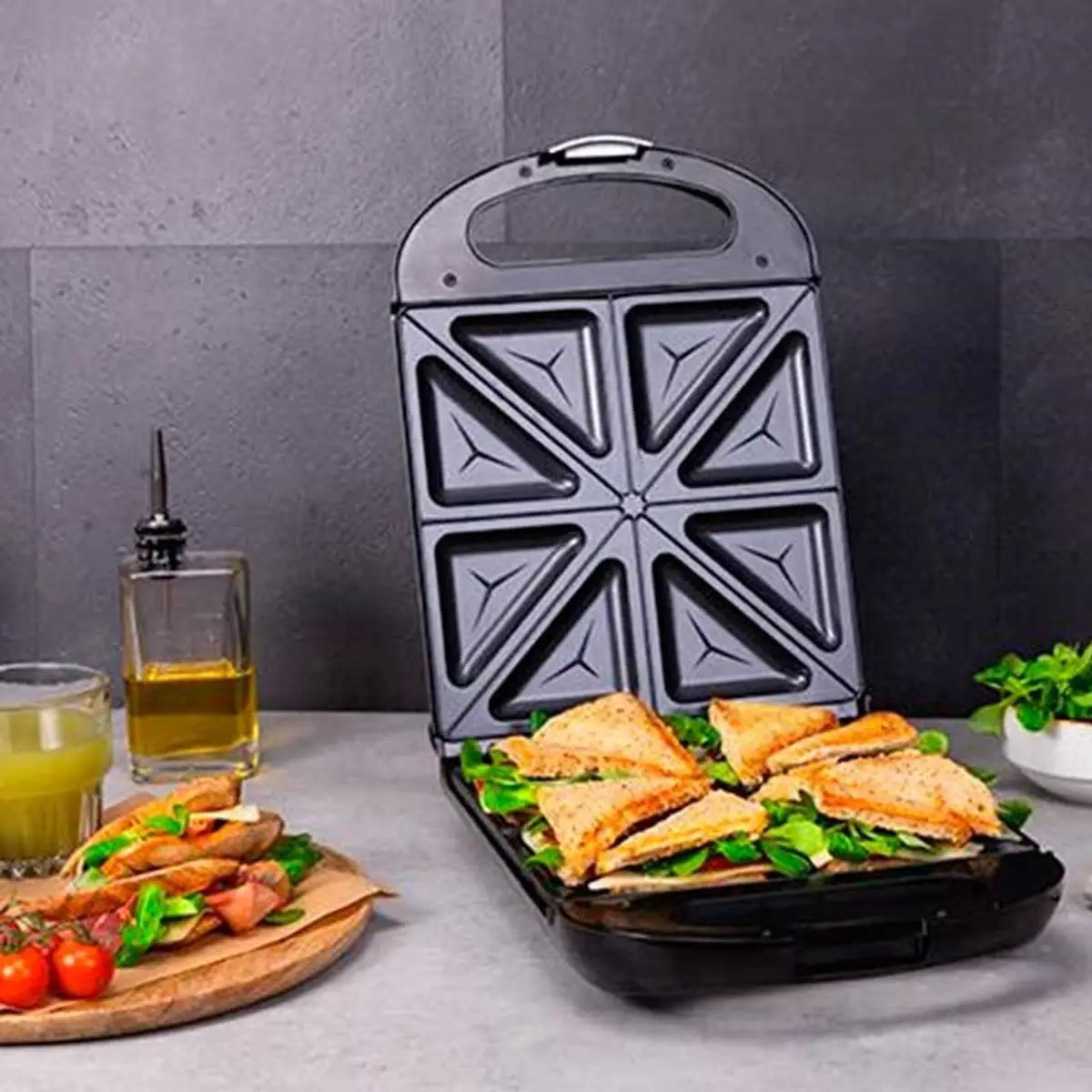 Sandwichera Cecotec Rock'nToast Family 1500W inox
