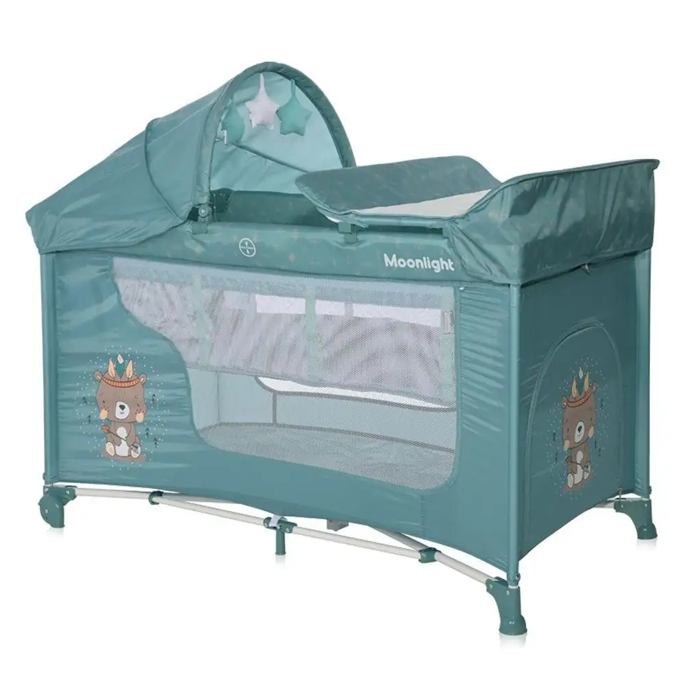 Cuna de Viaje MOONLIGHT PLUS (2 niveles) de Lorelli