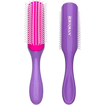 Denman brush D3 method Curly Violet fame FABRE