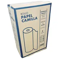 Rollo de papel para camilla 6 unidades eco blanco