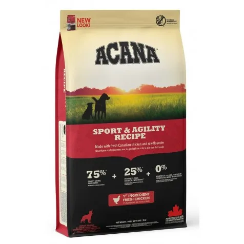 Acana Adult Sport & Agility 11.4 Kg  Pienso para Perros con Pollo de Corral