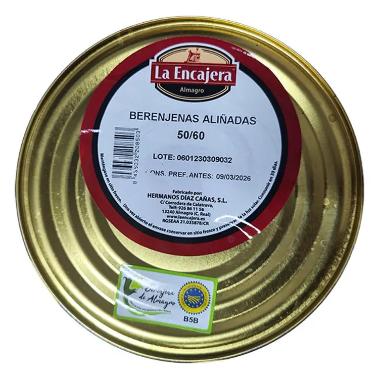 La encajera eggplant seasoned from almagro 50/60 pieces one #2