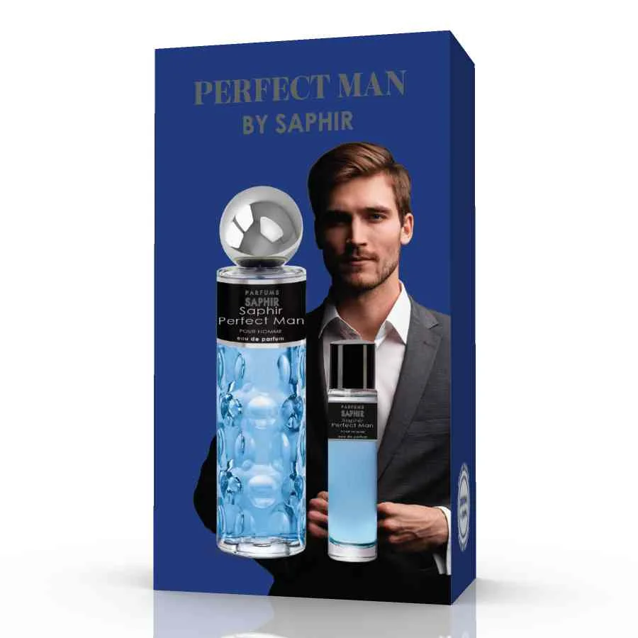 PARFUM SAPHIR PERFECT MAN EAU DE PARFUM 200ML + EAU DE PARFUM 30 ML