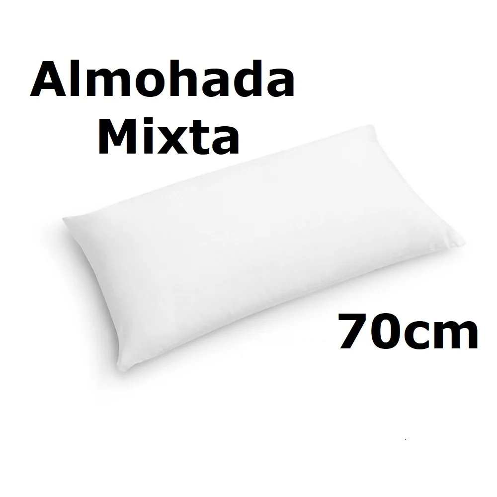Almohada de mixta fibra, medidas70cm/80cm/90cm/105cm/135cm/150cm,color blanco,cm,fespu