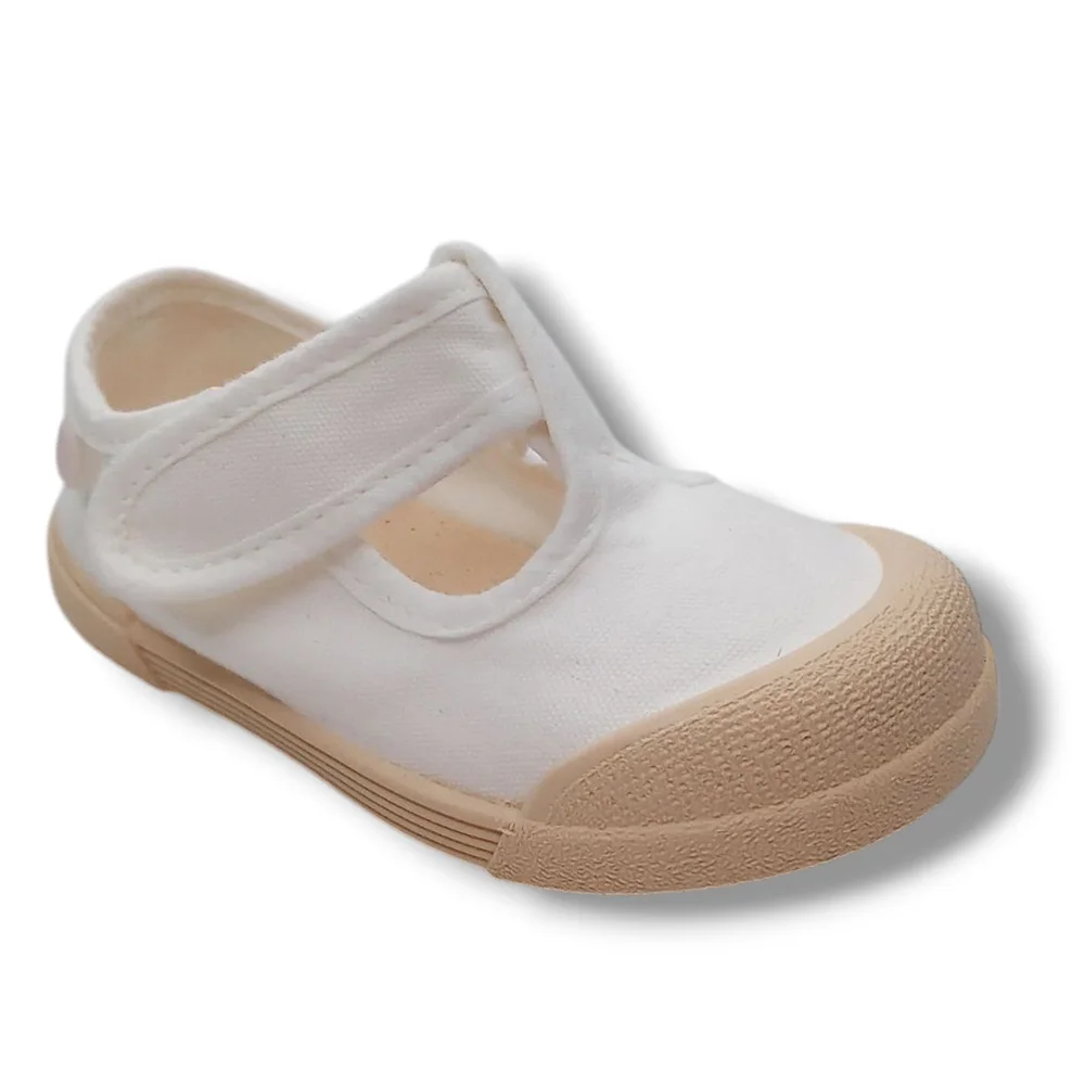 Igor Zapatilla Lona Pepito Sneakers Barefoot S10332-001 BLANCO Zapatillas calzado niños Summer Respetuoso ROYALE CORDONETS