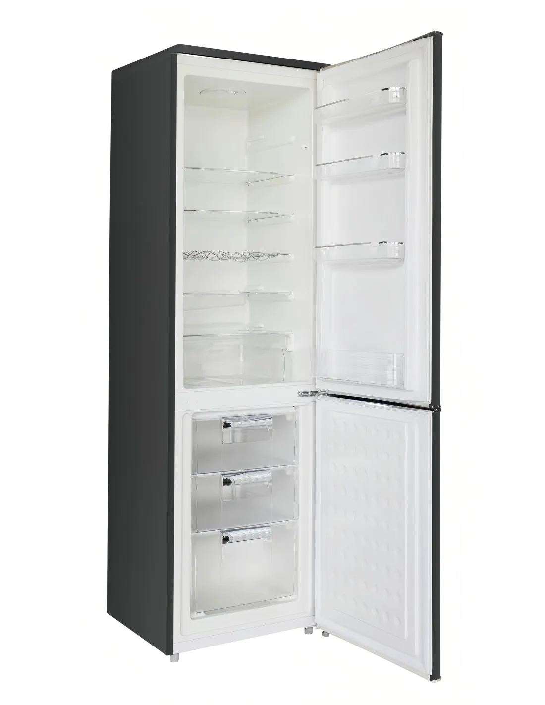 Alpha pegasus elite pro-55 combi refrigerator, 182x55cm, black glass, cyclic, *high range*