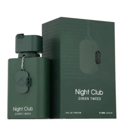 🌙✨"Perfume Arabe Night Club Green Tweed Eau de Parfum 100ml – 100% Original, Lujo Nocturno con Esencia Oriental Irresistible"✨🌙
