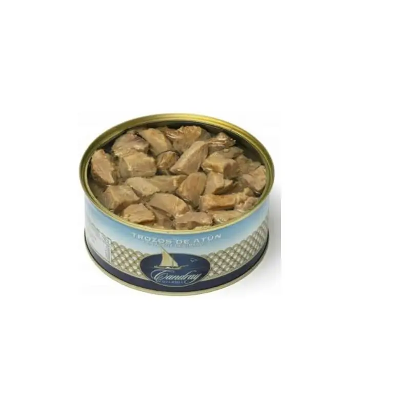 TROZOS DE ATÚN EN ACEITE DE GIRASOL 1000 GR. Listos para degustar con pan tostado o junto a tu ensalada favorita. "Delicias de atún en aceite de girasol: gran sabor en cada bocado"