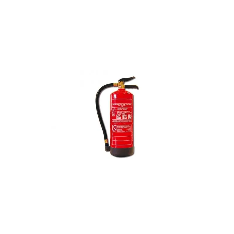 Extintor Polvo Seco 1kg - Resistencia Fuego ABC - Certificado BSI