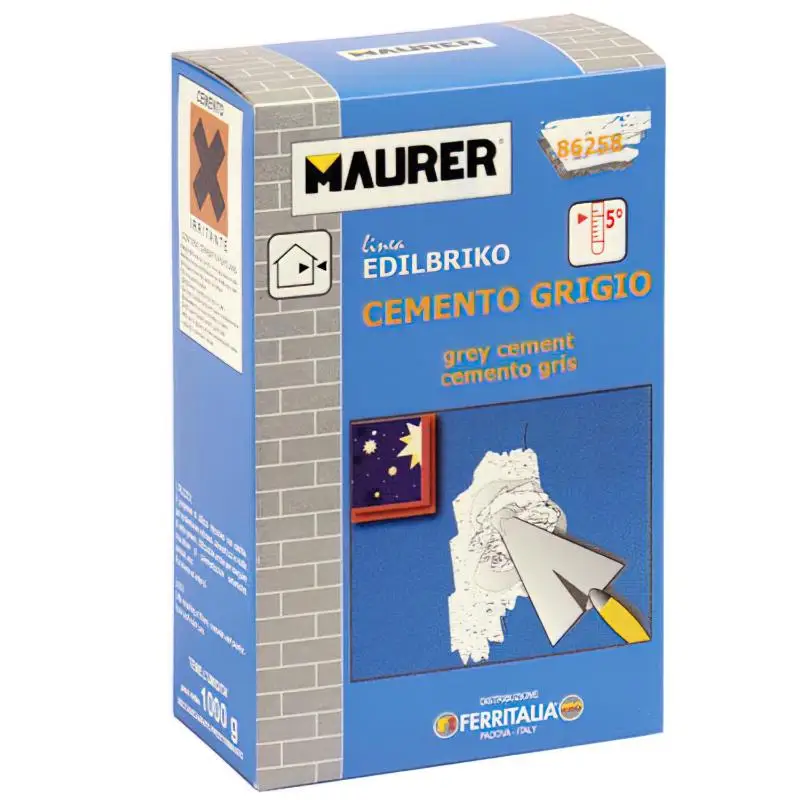 Edil cemento gris maurer (caja 1 kg.)