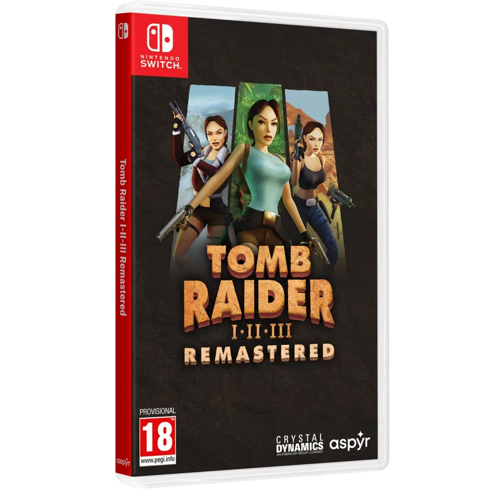 Tomb raider i-iii remastered starring lara croft switch physical game for nintendo switch spanish version eu nintendo