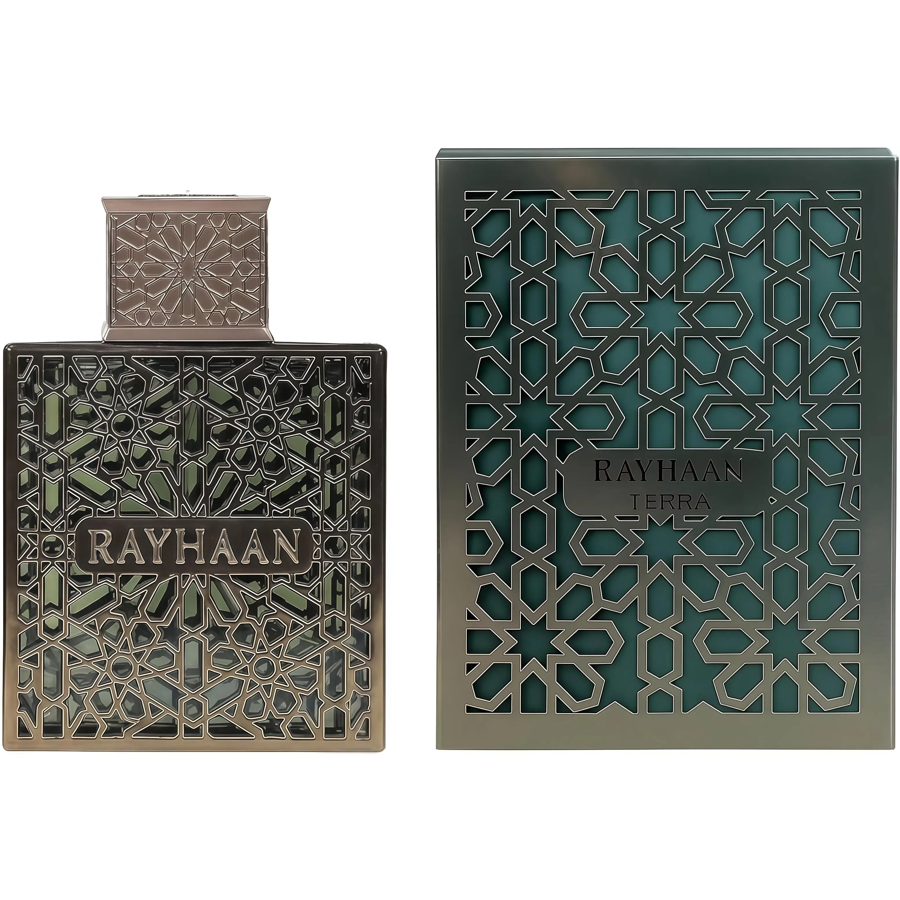 Rayhaan Terra Rayhaan para Hombres Perfume con Notas de Cardamomo y Bergamota Aroma Cítrico-aromático y Especiado Ideal para Hombres Sofisticados