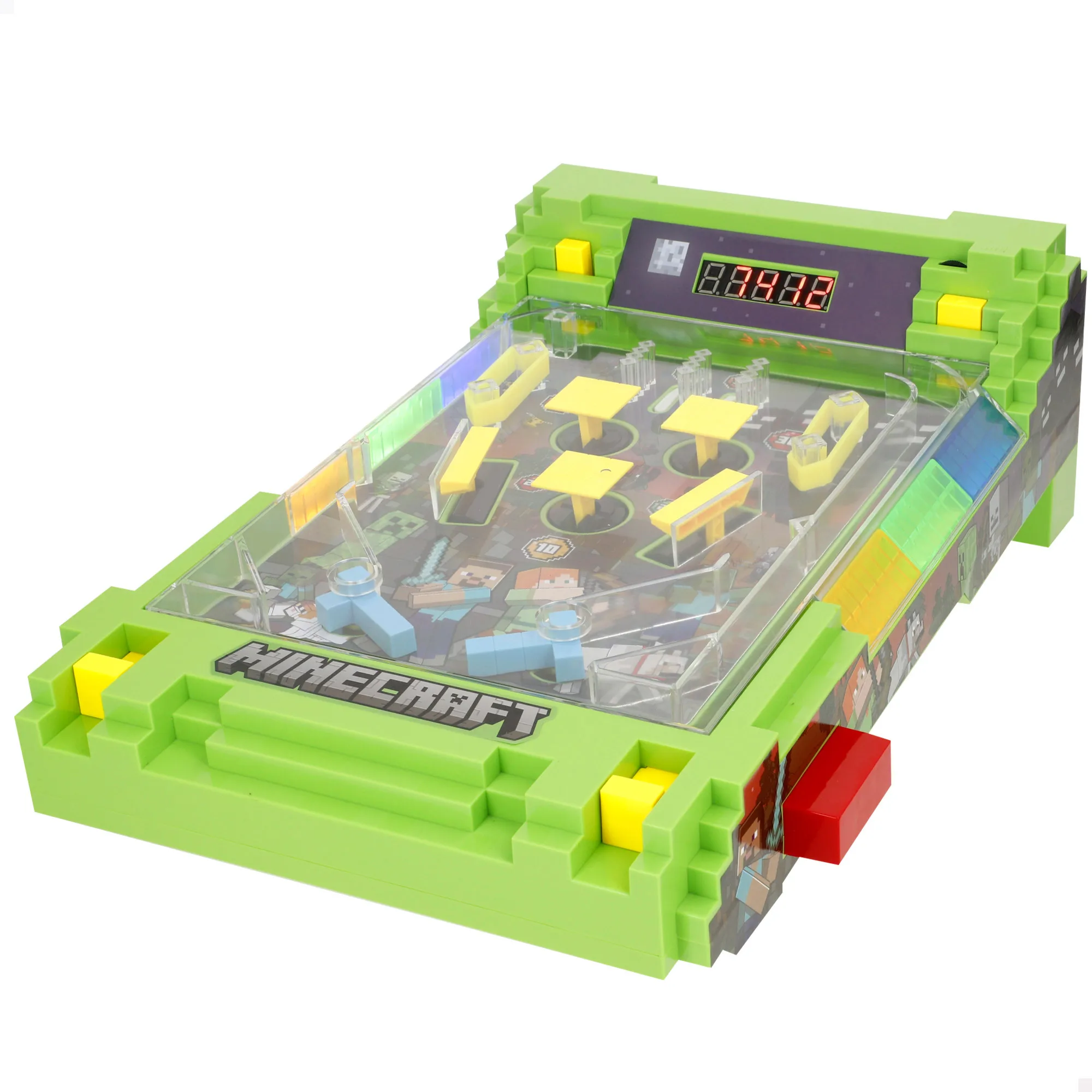 Minecraft - Juego de mesa arcade con luces, sonido y marcador digital, diseño premium, edición coleccionista, juguetes retro, juegos de mesa electrónicos, juego de colección, niños a partir de 6 años