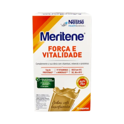 Meritene batidos sabor café descafeinado 15 sobres