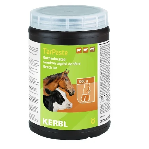 KERBL Alquitrán de Haya TARPASTE, Cuidado de Cascos de Caballos - Bote 1 kg