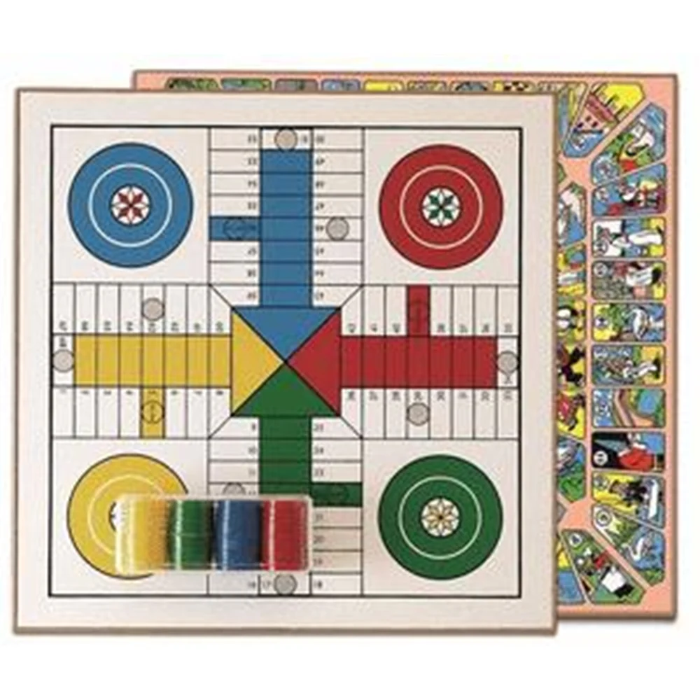 Tab. Parchis - Oca Madera 40X40 cm con acc. (Cayro T-138/A)