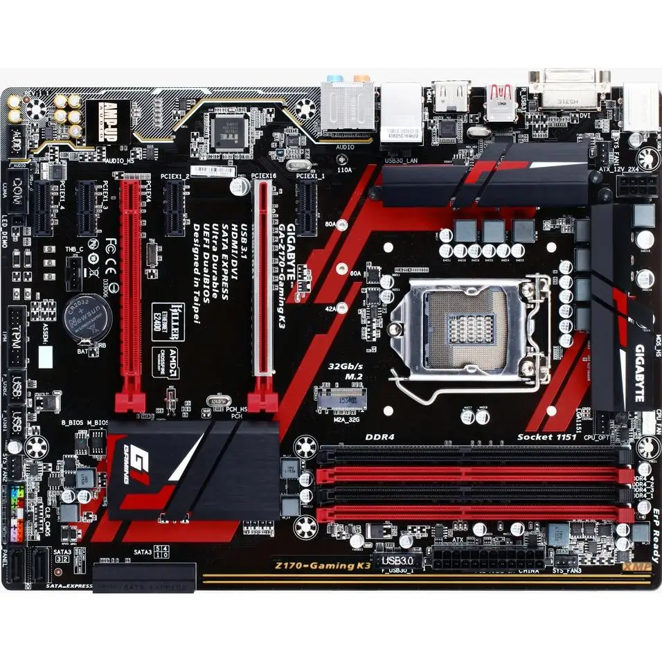 Placa Base Gigabyte GA-Z170-Gaming K3