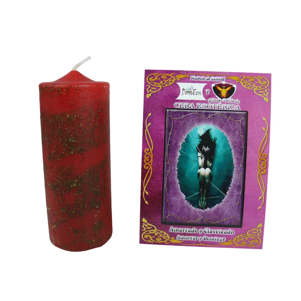 DoraZen Velón Amarrado y Claveteado - Ritual Místico para Amarrar y Dominar