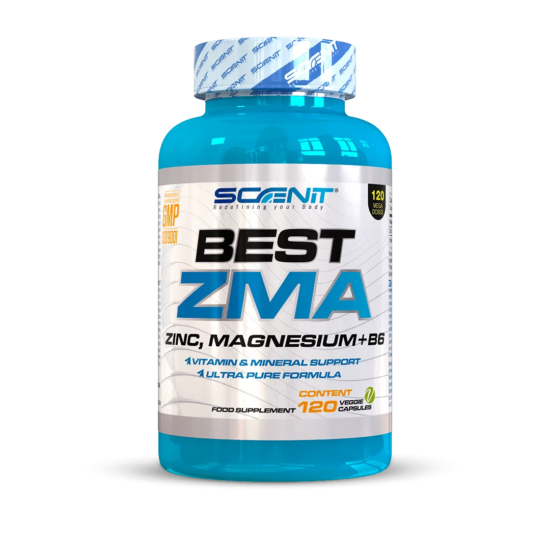 Zma magnesium zinc and vitamin b6 - best zma - 120 vegan capsules - zinc and magnesium - zinc capsules - zinc bisglycinate - magnesium citrate capsules - magnesium and vitamin b6