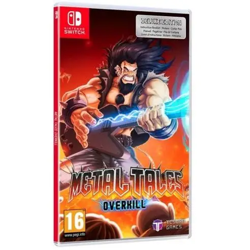 Tesura Games Metal Tales Overkill Deluxe Edition para Nintendo Switch - Más de 50 Objetos, 15 Enemigos Diferentes y 8 Jefes Guitarreros