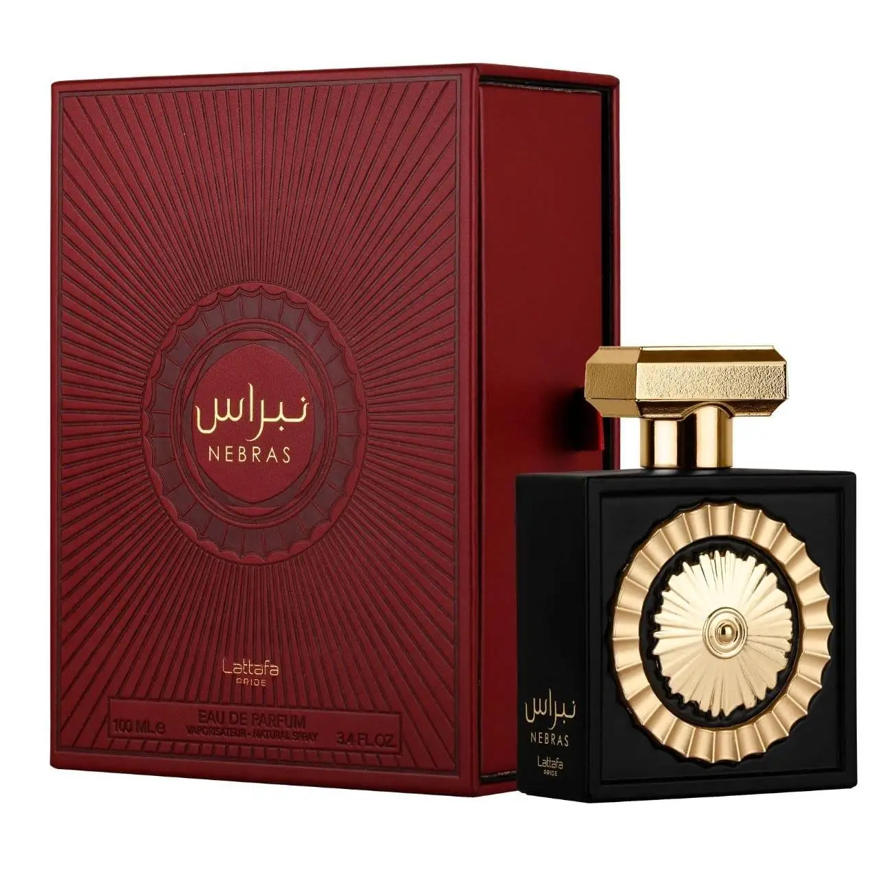 Lattafa Nebras Eau de Parfum 100ml - Dulzura Sensual y Elegancia Atemporal