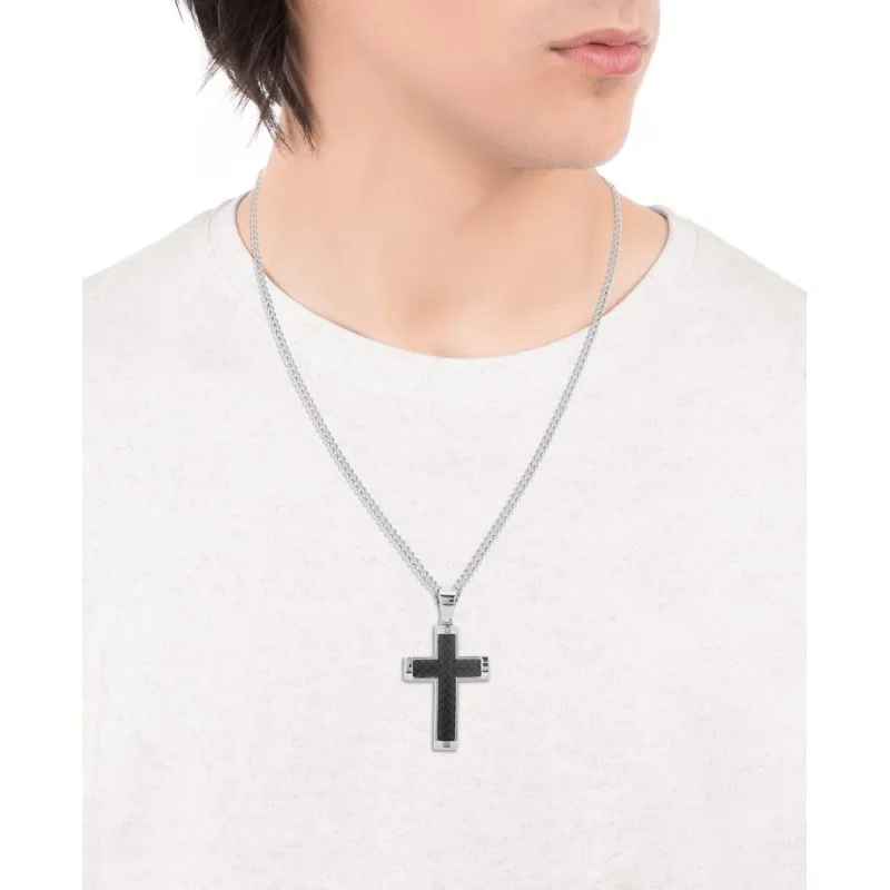 Viceroy Fashion stainless steel cross necklace