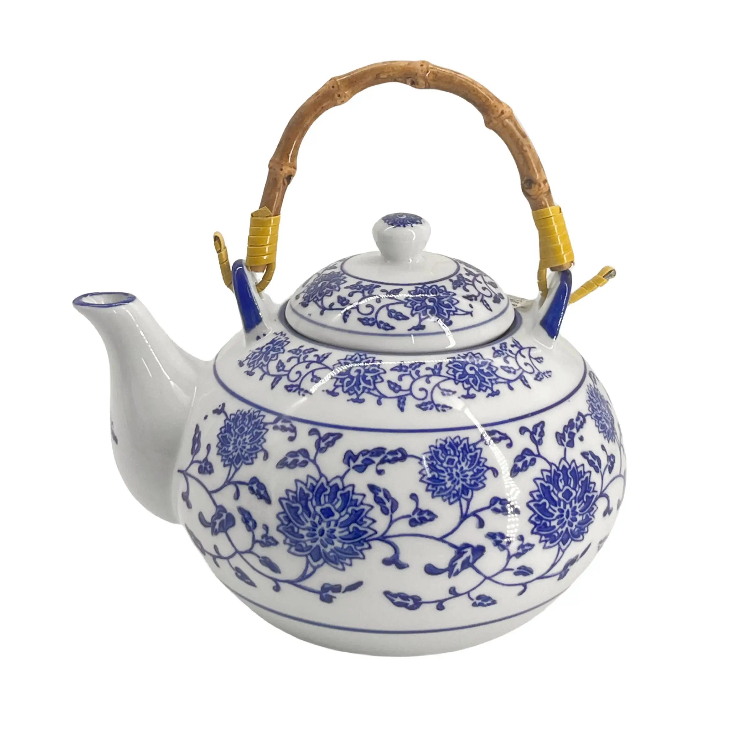 Blue and White Porcelain ceramic teapot for home vintage teapot