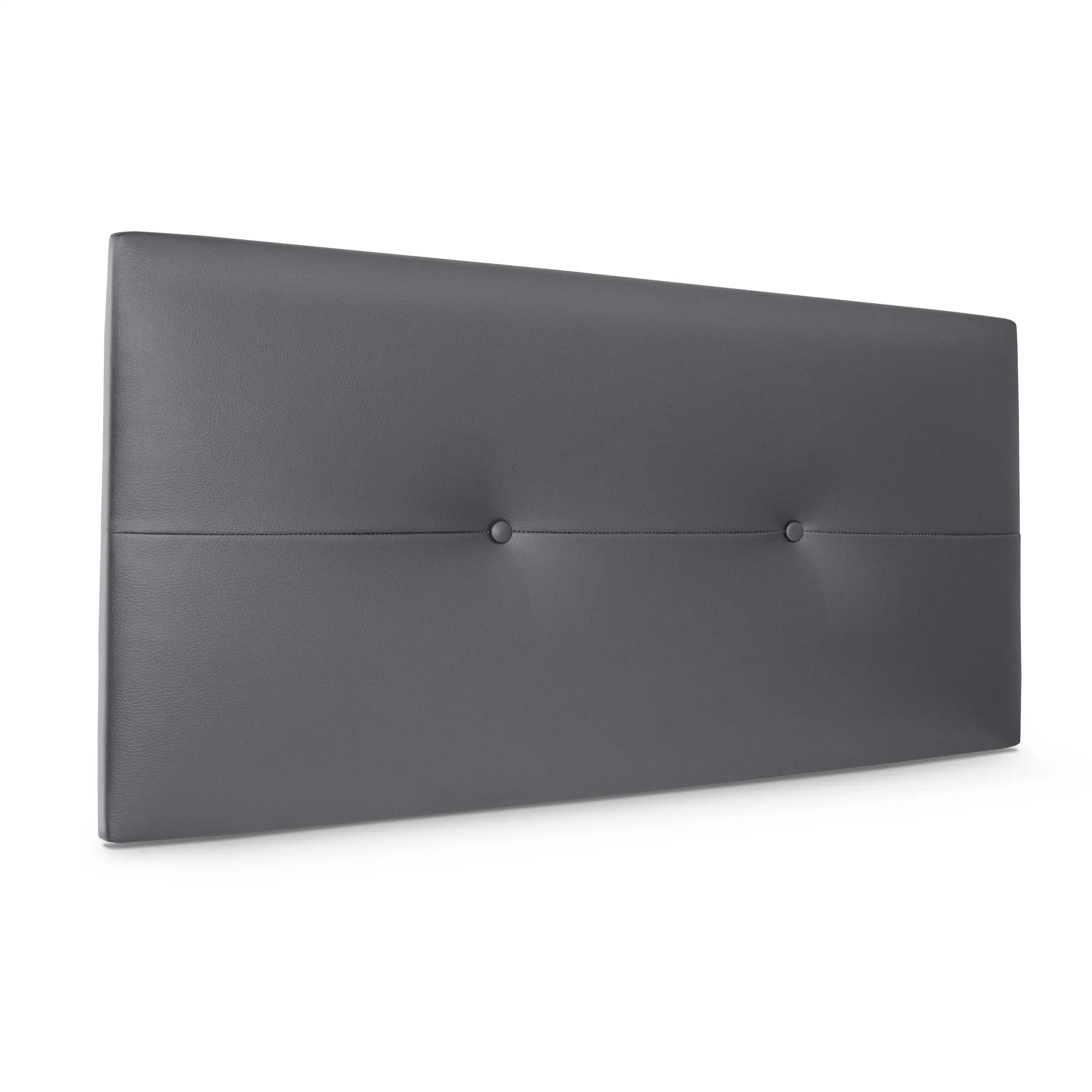 DHOME Cabecero de Polipiel o Tela AQUALINE Pro cabeceros Cabezal tapizado Cama Lujo (Gris Polipiel)