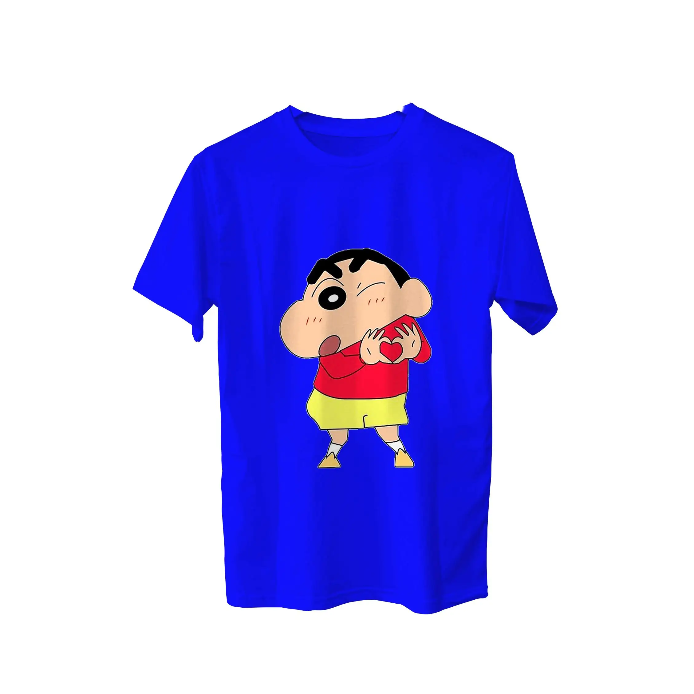 Shinchan T-shirt. Shin Chan. Shinnosuke Noara. Himawari. Misae. Hiroshi. Boo Chan. Baby. Masao. Kazama. Nanako. Various colors. All sizes.