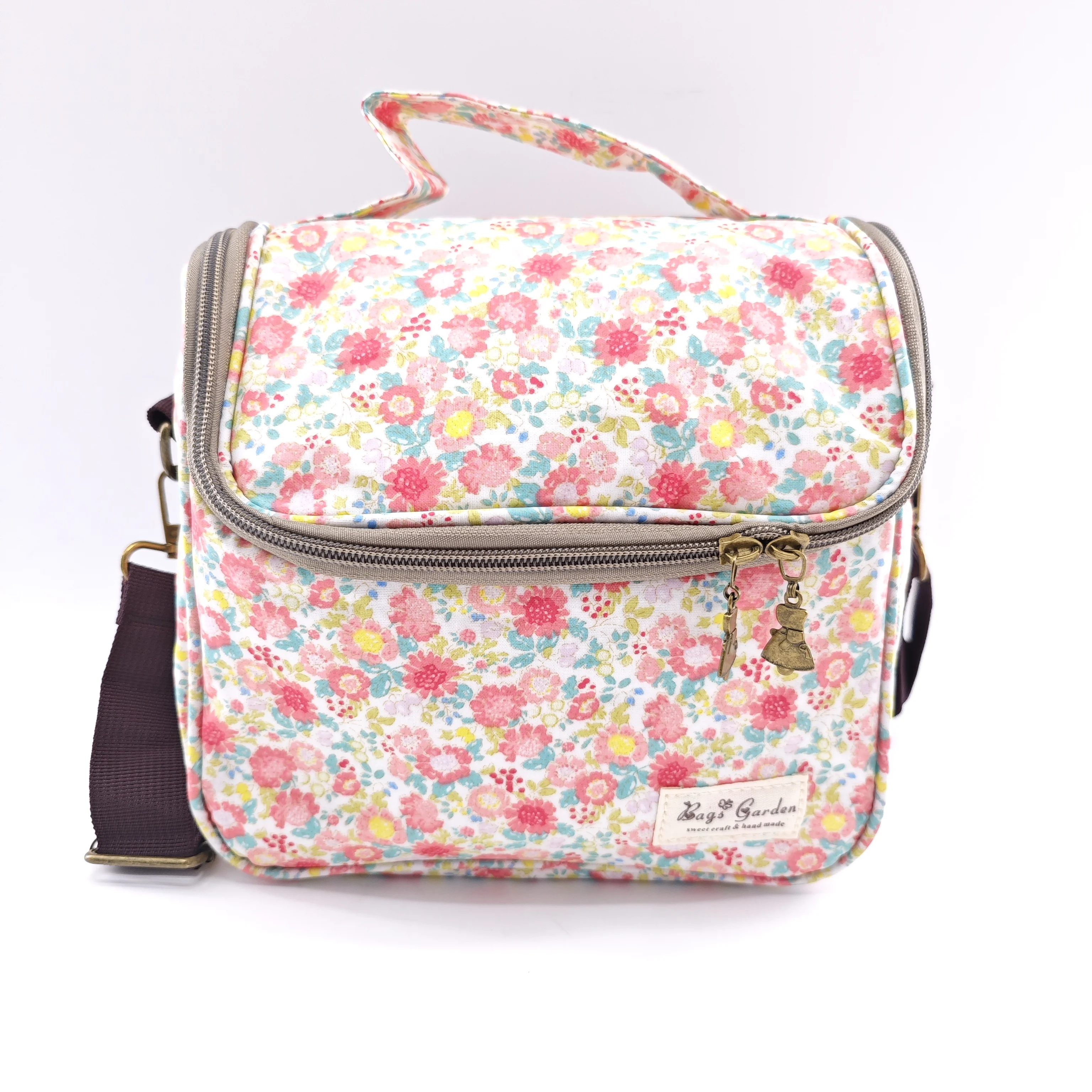 Bagsgarden Bolso nevera Impermeable con flores