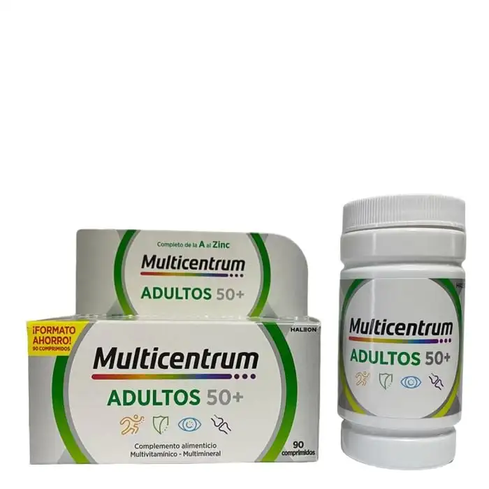 MULTICENTRUM ADULTOS 50+ 90 COMPRIMIDOS Haleon