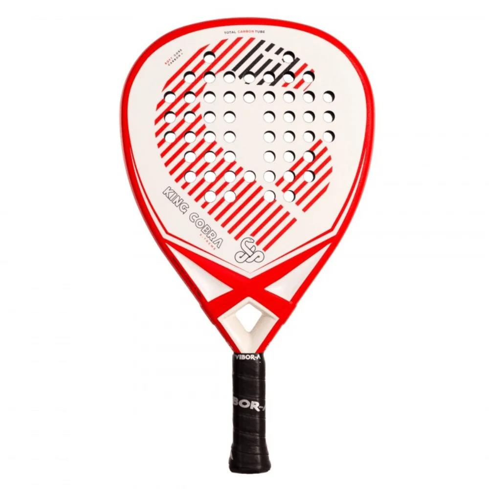 Pala de Pádel VIBOR-A King Cobra Xtreme 3K 2.0 - Alta Resistencia y Potencia para Jugadores Avanzados