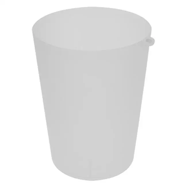 MONOUSO | Vaso Reutilizable Durable PP con Argolla Translúcido 900ml (14 Uds)
