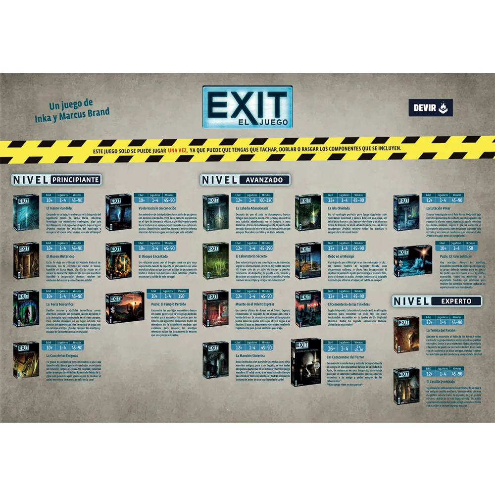 Exit the tomb of the Pharaoh the card game-brand new-Devir-cards- (Exit Volume 2)