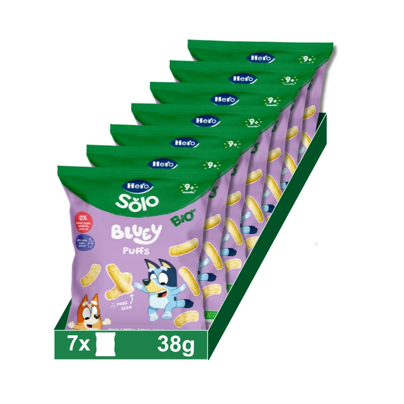 Pack Gusanito Hero Solo Bio de Maíz y Aceite de Oliva 7 Unidades