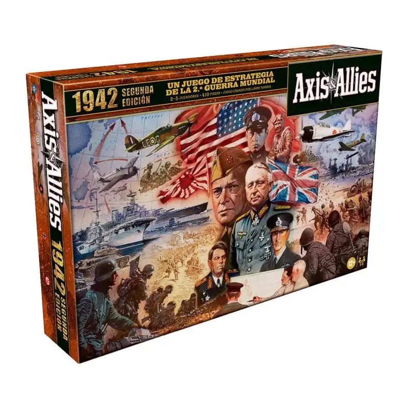 AXIS & ALLIES 1942 (2nd edition) World War II strategy board game-Hasbro Gaming