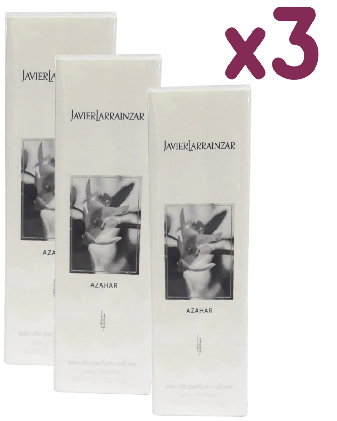 Hot sale 3x2 JAVIER LARRAINZAR AZAHAR WOMAN EDP ROLLON 15 ml