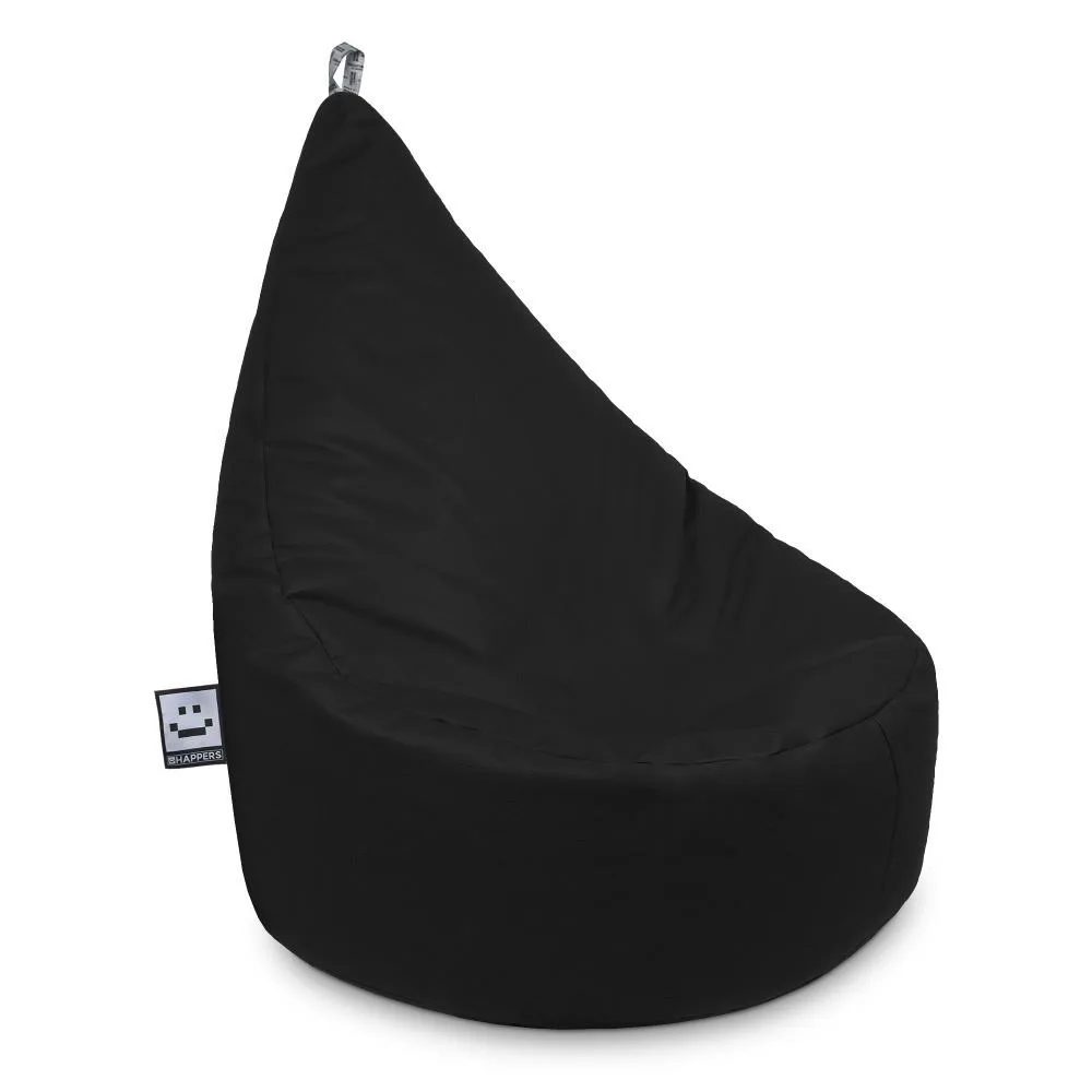 Puff Butaca Polipiel Negro HAPPERS - Cómodo, ligero y resistente. Make it Happers®