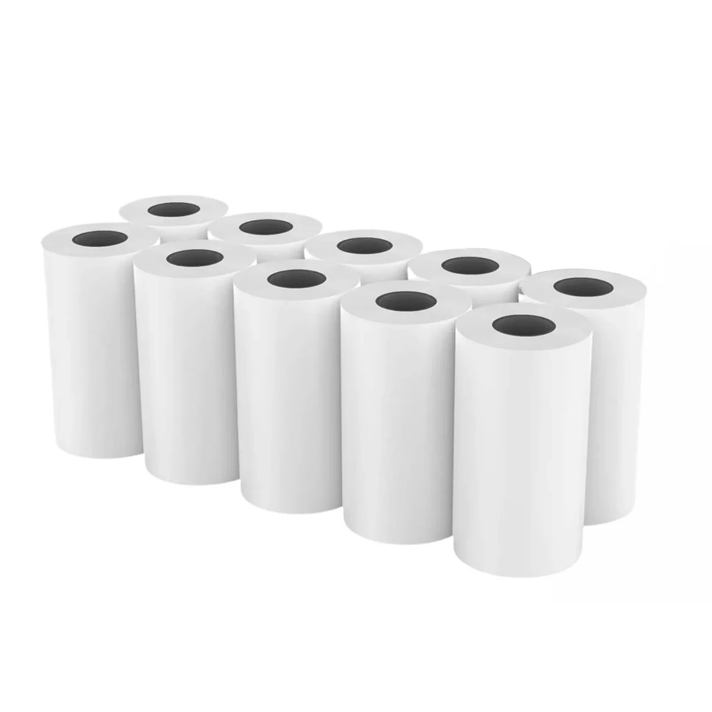 Rollos Papel Térmico 57x35x12 para todos los Datafonos pack de 10/20/30/60,  TPV, Pesos, Impresoras Térmicas. Sin Bisphenol-A, Impresión de Calidad y Duradera con Banda de Advertencia. Ideal para