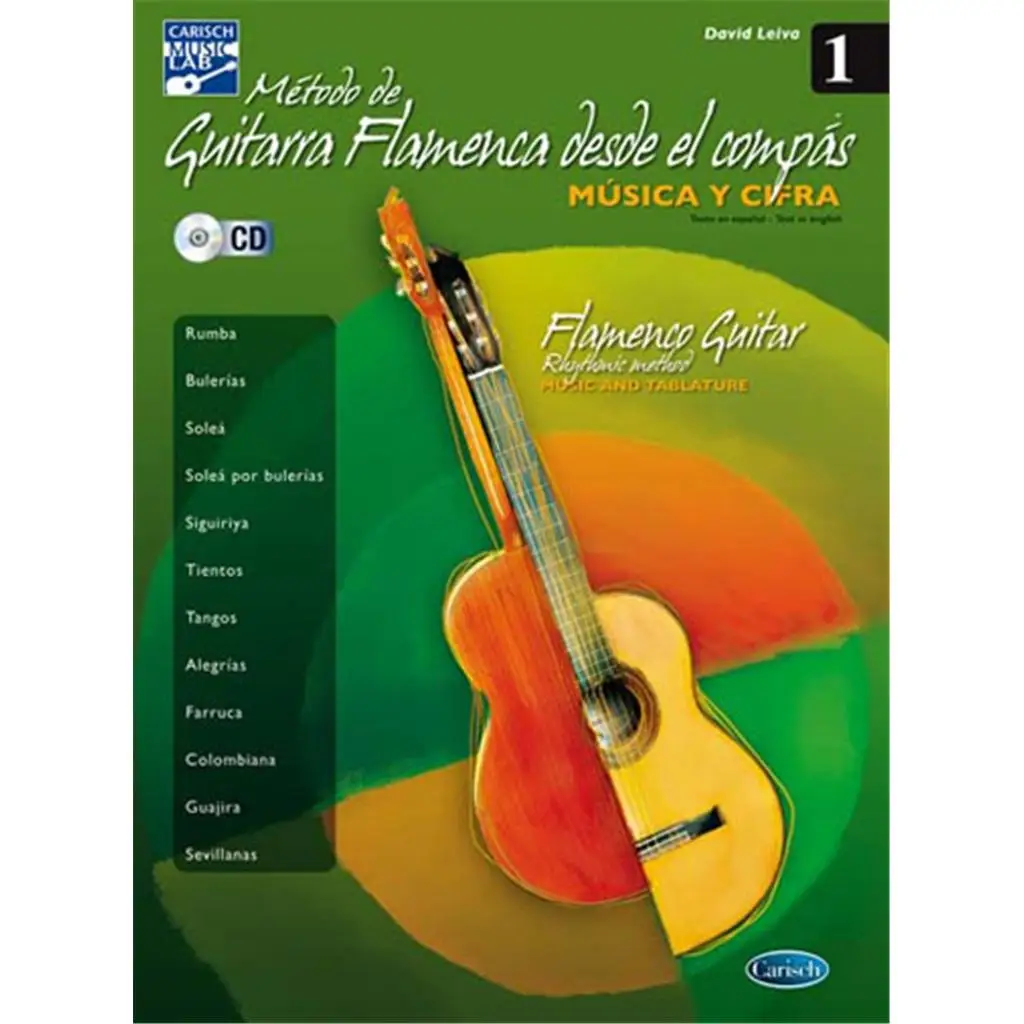 LEIVA PRADOS D.-flamenco guitar method Vol.1: From the Compas (Inc.CD)