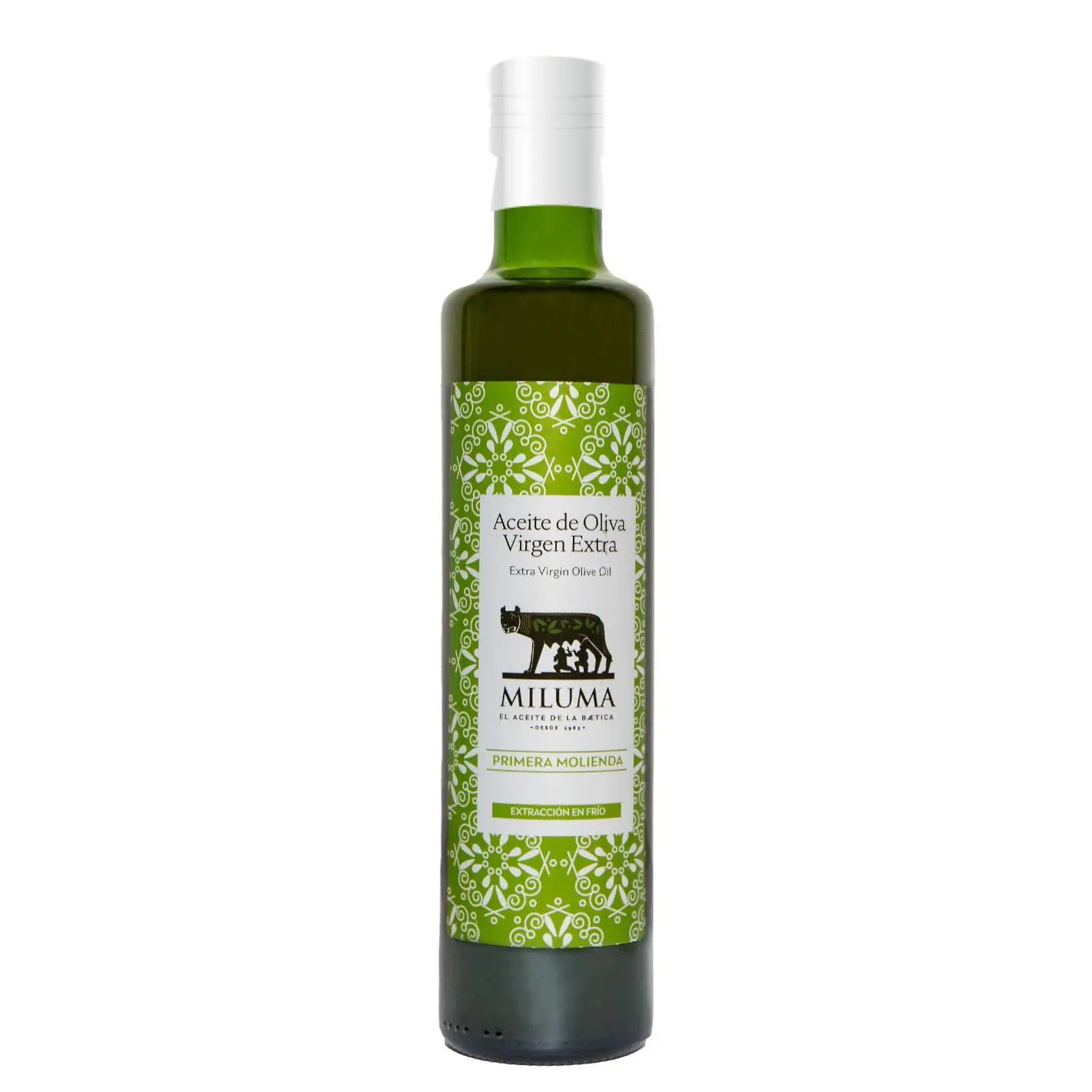 Miluma Cosecha Temprana  VERDE FRESCO campaña 2025/26. Dórica 750 ml.