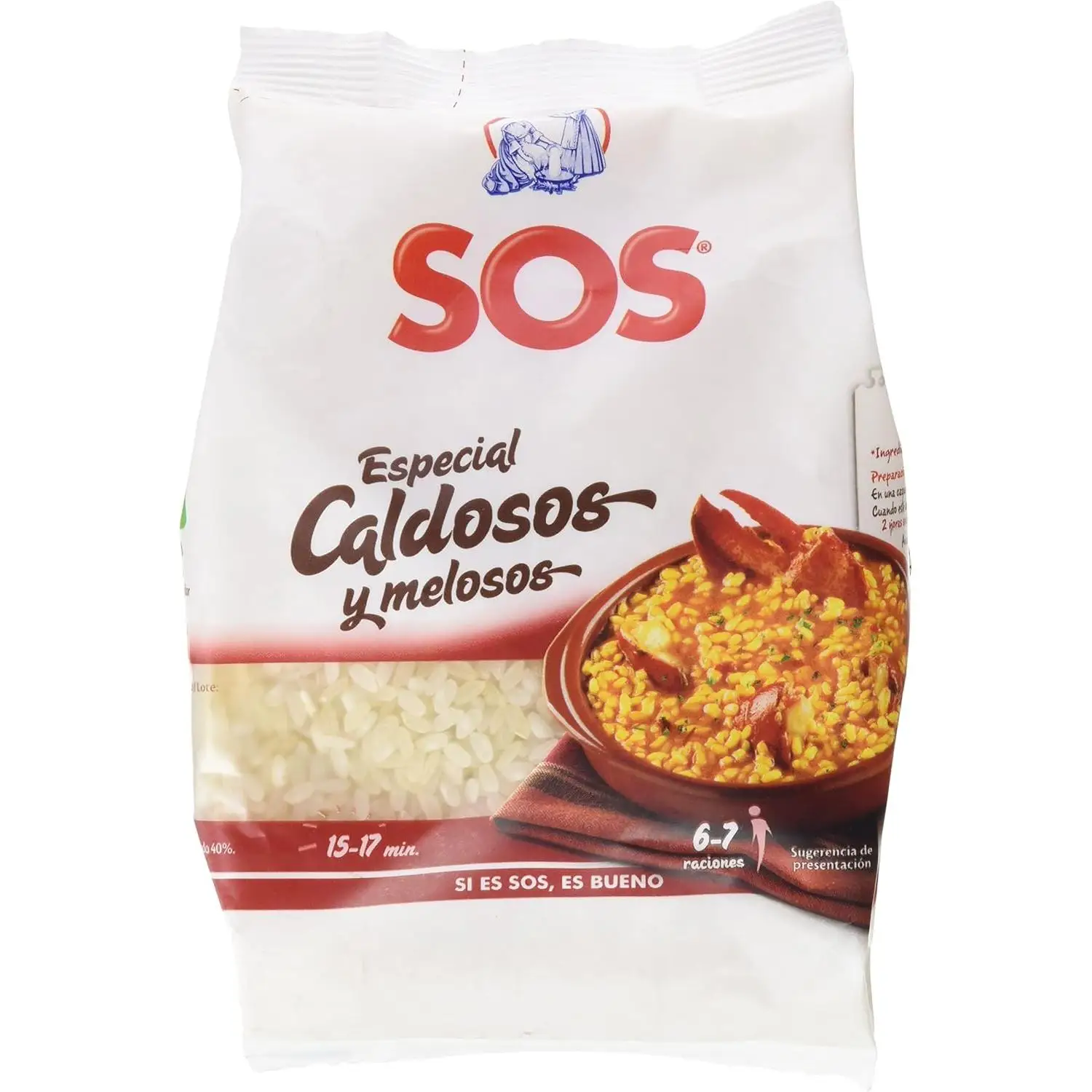 SOS -Arroz especial Caldosos y melosos 500 g x 2 unidades