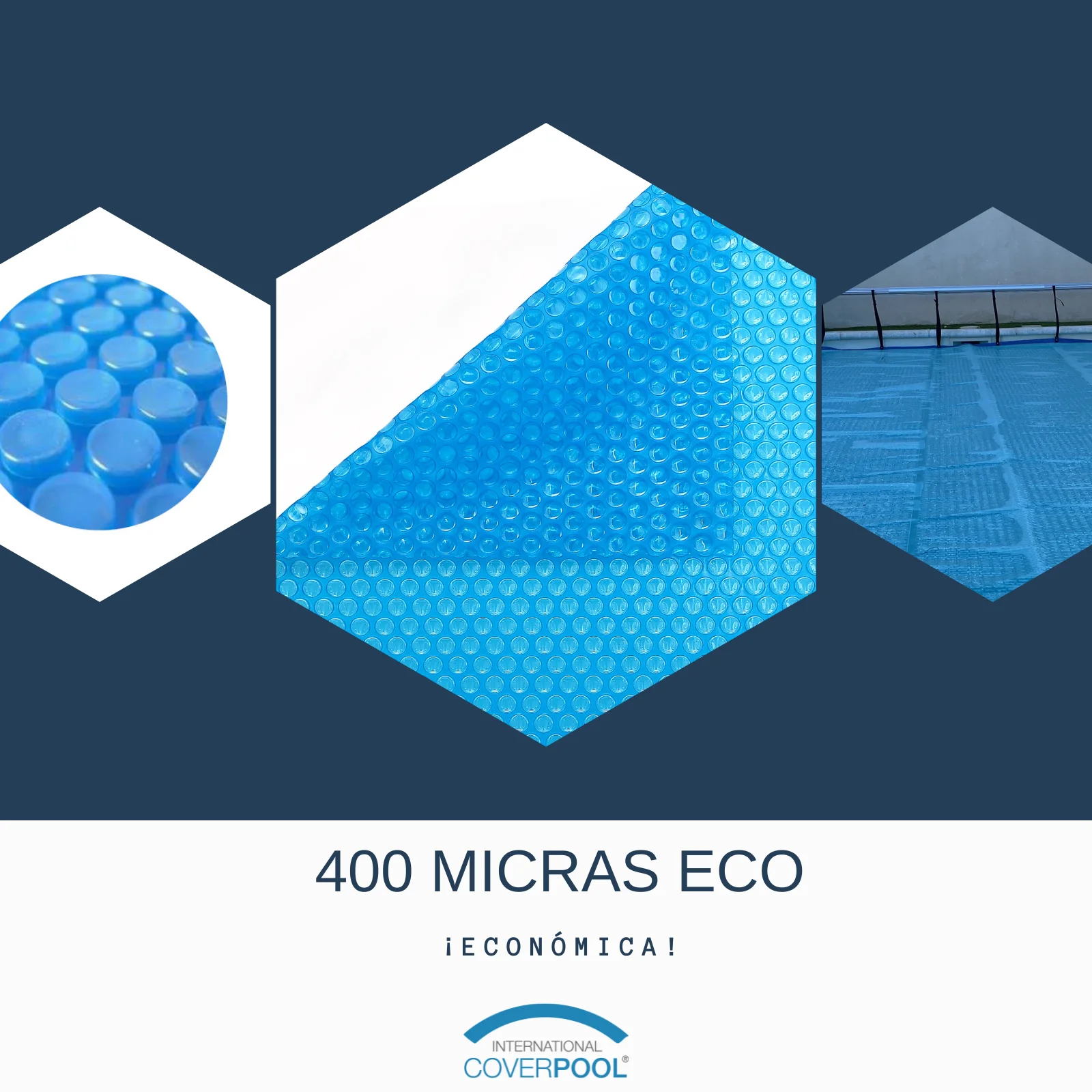 INTERNATIONAL COVER POOL - Cubierta Térmica para Piscinas Sin Refuerzo - Ahorro de Energía y Reducción de Costos